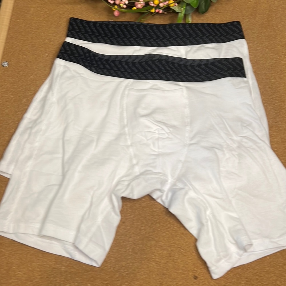 Tommy John Boxer Brief Cotton Basic 6" Inseam Size S